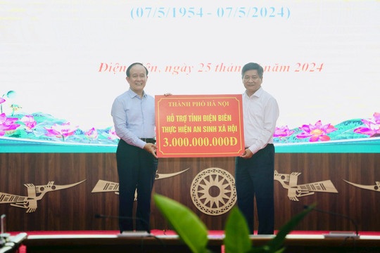Hà Nội hỗ trợ công tác an sinh xã hội tỉnh Điện Biên hơn 6,5 tỷ đồng
