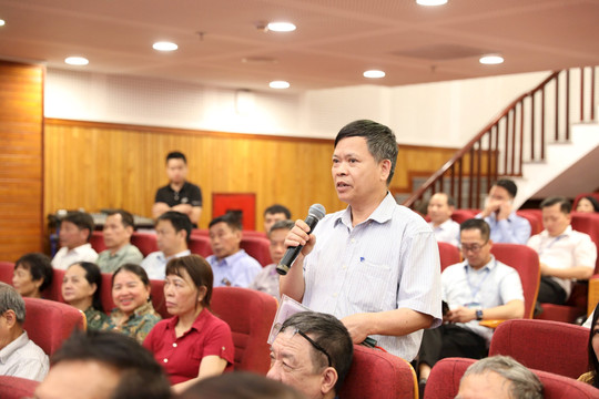 Cử tri Hà Nội gửi 25 nhóm ý kiến đến kỳ họp thứ bảy, Quốc hội khóa XV