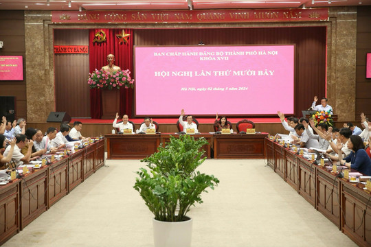 Ban Chấp hành Đảng bộ thành phố Hà Nội lần đầu cho ý kiến về nội dung Đại hội Đảng bộ thành phố khóa XVIII