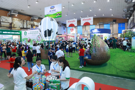 Viet Nam Dairy 2024 quy tụ nhiều thương hiệu lớn ngành sữa