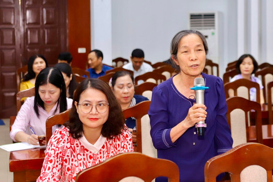 Cử tri Hà Đông, Thanh Trì, Thanh Oai gửi gắm đại biểu Quốc hội nhiều kiến nghị về đời sống dân sinh
