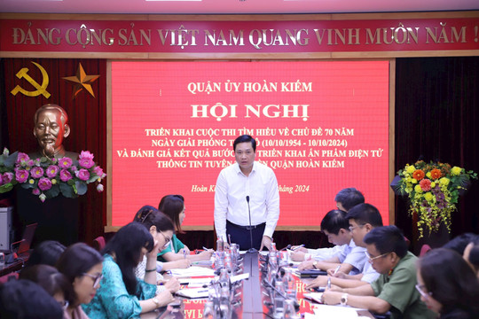 Quận Hoàn Kiếm: Phát động cuộc thi trực tuyến tìm hiểu 70 năm Ngày Giải phóng Thủ đô