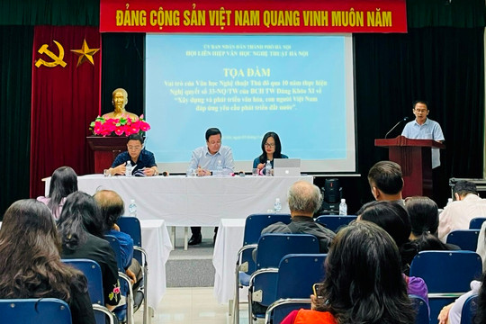 Văn nghệ sĩ Thủ đô tích cực đóng góp xây dựng, phát triển văn hóa, con người Việt Nam