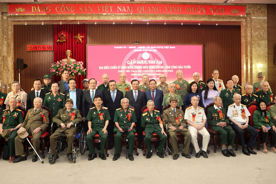 Hà Nội: Gặp mặt, tri ân đại biểu 3 lực lượng trực tiếp tham gia Chiến dịch Điện Biên Phủ