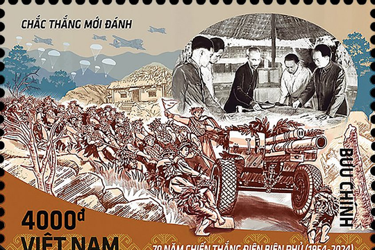 Phát hành bộ tem kỷ niệm 70 năm Chiến thắng Điện Biên Phủ