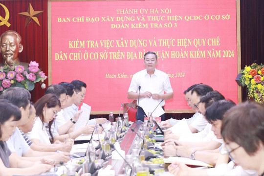Phát huy dân chủ, xây dựng quận Hoàn Kiếm xứng đáng với vai trò trung tâm văn hóa sông Hồng