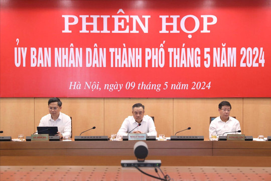 UBND thành phố Hà Nội xem xét đề án tổng thể hệ thống đường sắt đô thị Thủ đô