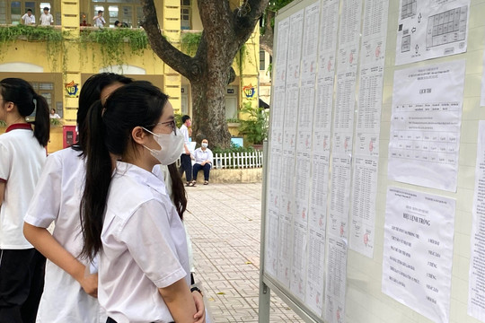 Hà Nội công bố số lượng học sinh dự tuyển vào lớp 10