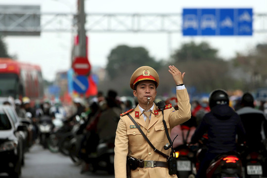 Hà Nội: Phân luồng bảo đảm trật tự an toàn giao thông phục vụ Đại lễ Phật đản