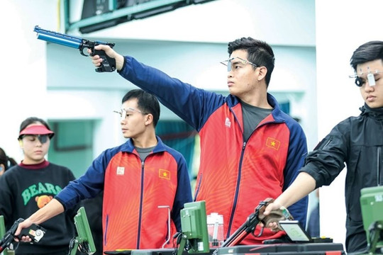 Các xạ thủ Việt Nam được rèn bản lĩnh hướng tới mục tiêu Olympic