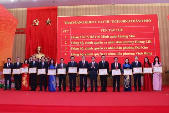 Đề nghị khen thưởng Huân chương Lao động hạng Nhất cho tập thể Sở Y tế thành phố Hà Nội