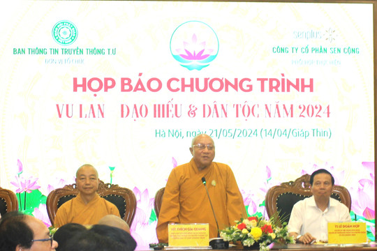 “Chương trình Vu lan - Đạo hiếu & Dân tộc năm 2024” diễn ra tại Hà Nội