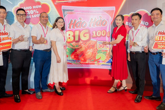 Acecook Việt Nam và thương hiệu Hảo Hảo ra mắt Hảo Hảo BIG 100g với khối lượng tịnh tăng hơn 30%