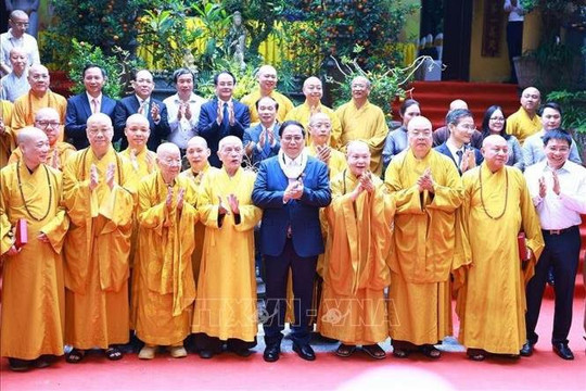 Thủ tướng Phạm Minh Chính chúc mừng Đại lễ Phật đản Phật lịch 2568