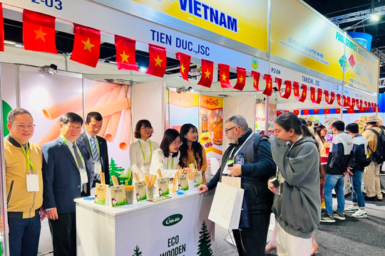 Khu gian hàng “Hà Nội - Việt Nam” gây ấn tượng tại Hội chợ Foodservice Australia 2024