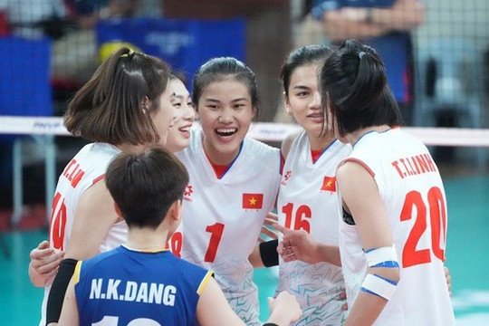 Bóng chuyền nữ Việt Nam bất bại sau vòng bảng AVC Challenge Cup 2024