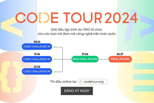 Khởi động cuộc thi lập trình Code tour 2024