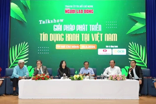 Giải pháp phát triển tín dụng xanh tại Việt Nam