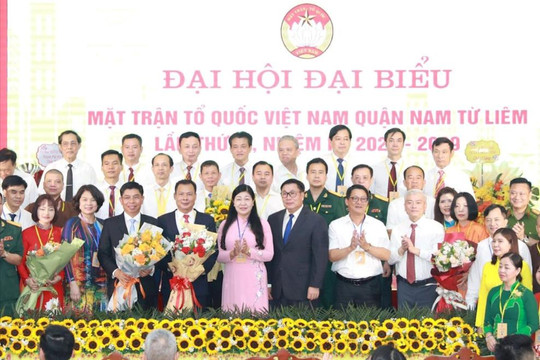 Ủy ban MTTQ Việt Nam quận Nam Từ Liêm khóa III gồm 61 thành viên
