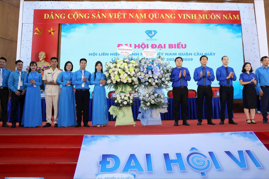 Hội Liên hiệp thanh niên Việt Nam quận Cầu Giấy tổ chức Đại hội điểm