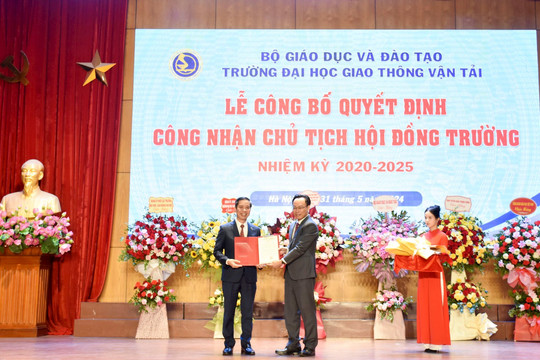 PGS.TS Nguyễn Thanh Chương làm Chủ tịch Hội đồng trường Đại học Giao thông Vận tải