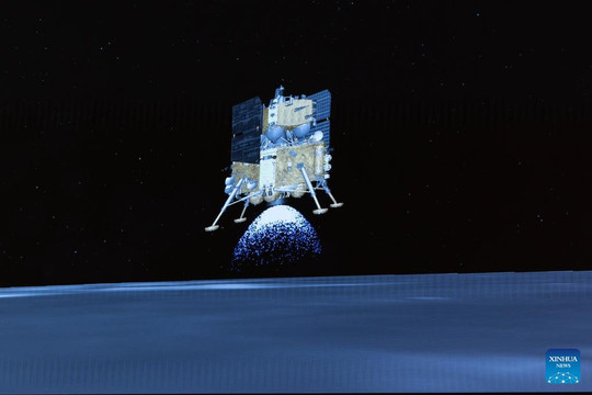 Ngày 25-6, tàu vũ trụ Hằng Nga - 6 sẽ mang mẫu vật từ Mặt Trăng về Trái đất