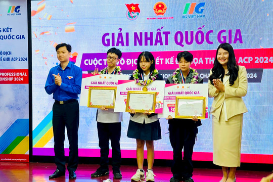 Học sinh, sinh viên Hà Nội giành 2 giải Nhất cuộc thi Vô địch thiết kế đồ họa thế giới