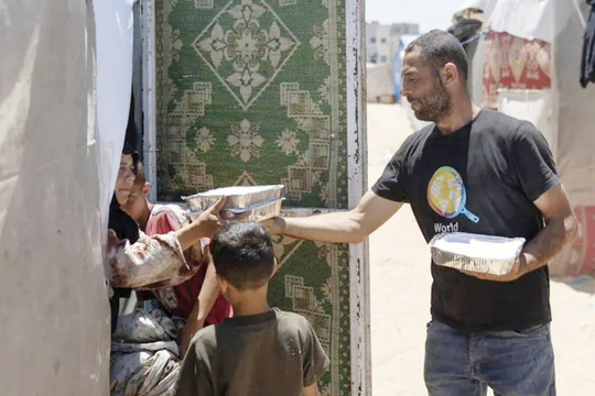 Tổ chức cứu trợ World Central Kitchen đã cung cấp hơn 50 triệu suất ăn tại Dải Gaza