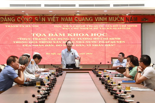 Nghiên cứu, vận dụng và phát triển sáng tạo tư tưởng Hồ Chí Minh