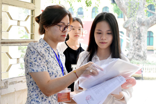 Hà Nội: Tỷ lệ thí sinh đến làm thủ tục dự thi lớp 10 đạt 99,34%