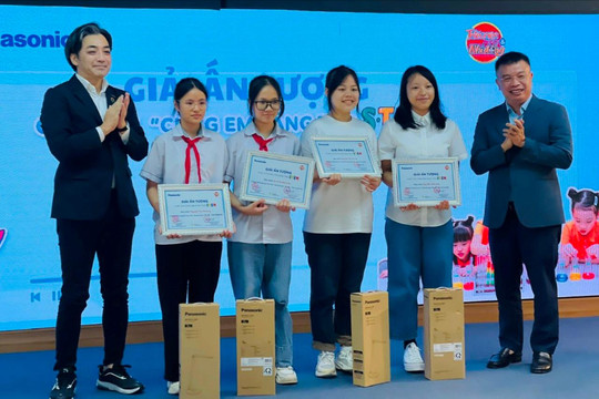 Học sinh Hà Nội đoạt giải Cuộc thi “Cùng em sáng tạo STEM”