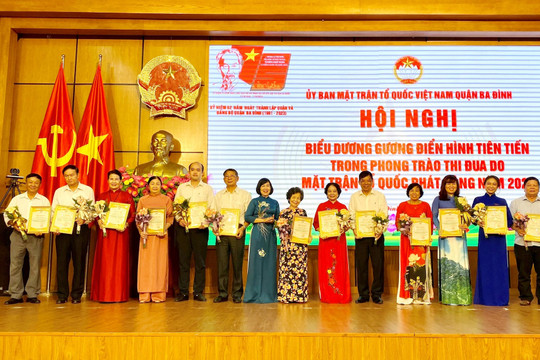 Hà Nội: Tặng danh hiệu “Người tốt, việc tốt” cho 179 cá nhân