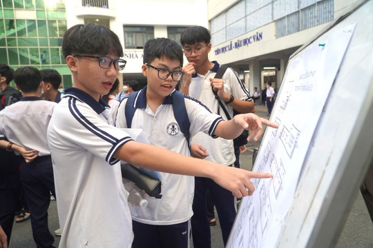 Trường đầu tiên tại TP Hồ Chí Minh công bố điểm chuẩn vào lớp 10