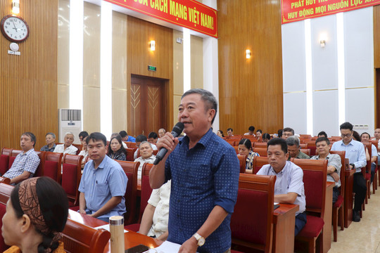 Cử tri quận Hoàng Mai kiến nghị sớm giải quyết các vấn đề dân sinh