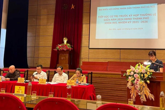 Cử tri huyện Sóc Sơn phản ánh nhiều vấn đề dân sinh