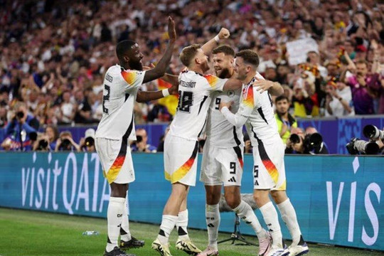 Đội tuyển Đức đại thắng trong ngày khai màn Euro 2024