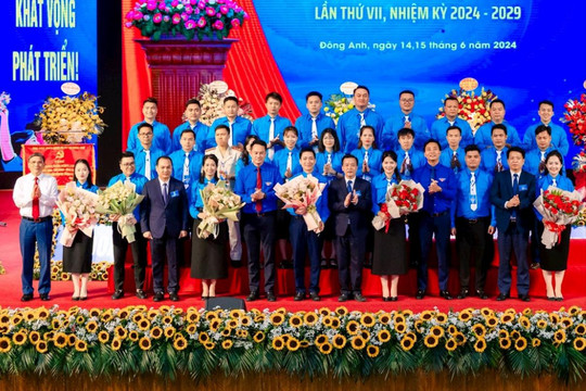 Anh Tô Việt Dũng làm Chủ tịch Hội Liên hiệp thanh niên Việt Nam huyện Đông Anh khóa VII