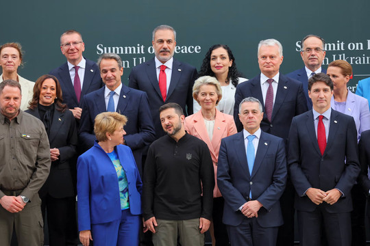 Hội nghị thượng đỉnh hoà bình Ukraine kết thúc với nhiều quan điểm khác biệt