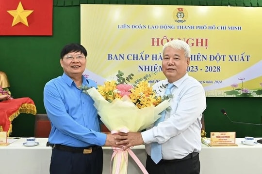 Ông Võ Khắc Thái được bầu giữ chức Chủ tịch Liên đoàn Lao động Thành phố Hồ Chí Minh