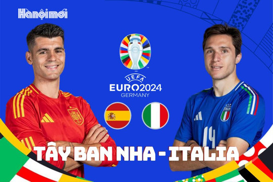 Lịch thi đấu EURO 2024 ngày 20-6: Đại chiến Tây Ban Nha - Italia
