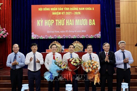 Ông Lê Văn Dũng được bầu giữ chức Chủ tịch UBND tỉnh Quảng Nam