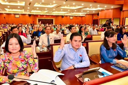 Kỳ họp chuyên đề HĐND thành phố Hồ Chí Minh về quy hoạch thời kỳ 2021-2030