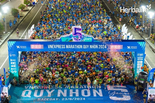 Tài trợ giải chạy VnExpress Marathon Quy Nhơn 2024 Herbalife Việt Nam tiếp tục khuyến khích lối sống năng động lành mạnh