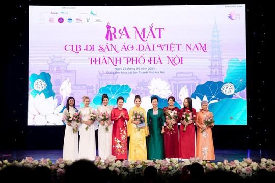Ra mắt Câu lạc bộ Di sản Áo dài Việt Nam thành phố Hà Nội