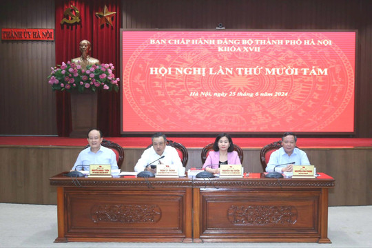 Ban Chấp hành Đảng bộ thành phố Hà Nội triển khai kế hoạch tổ chức Đại hội lần thứ XVIII