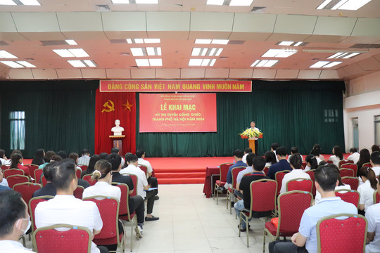 1.048 ứng viên dự tuyển công chức thành phố Hà Nội