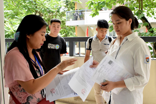 Hà Nội: Tỷ lệ thí sinh đến làm thủ tục dự thi tốt nghiệp THPT đạt 99,46%