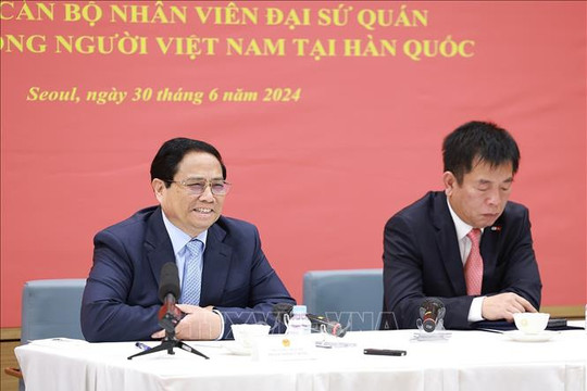 Thủ tướng Phạm Minh Chính: Những gì có lợi cho kiều bào, đất nước và quan hệ Việt Nam - Hàn Quốc thì hết sức làm