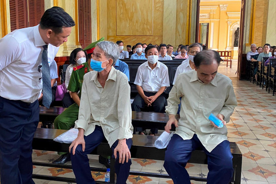 Xét xử 8 bị cáo nguyên lãnh đạo Tổng công ty Địa ốc Sài Gòn
