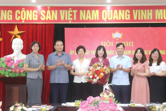 Bà Nguyễn Xuân Diệp giữ chức danh Chủ tịch Ủy ban MTTQ Việt Nam quận Hai Bà Trưng